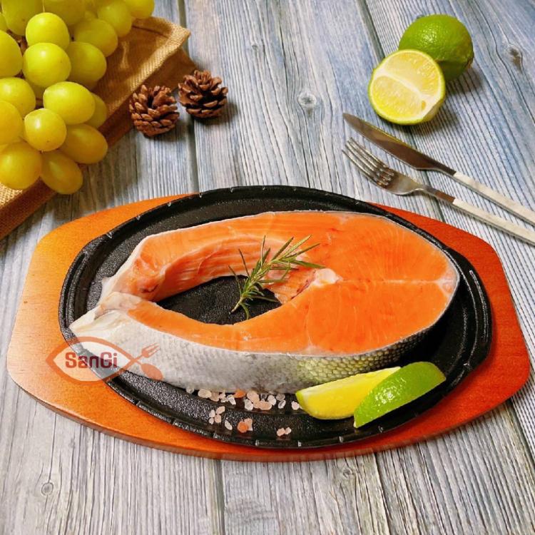【賣魚的家】超厚切智利鮭魚片(450g/片)