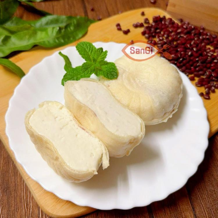 【賣魚的家】紅豆香草漢堡冰淇淋