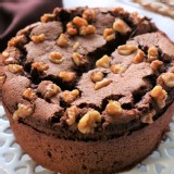 吃不膩堅果巧克力蛋糕