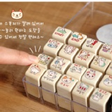 透明盒貓咪印章