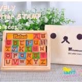 可愛熊大寫字母