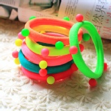 螢光色珠珠髮圈 特價：$89