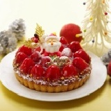 6吋法式聖誕草莓派 (12/10~12/25限量發售/不列入優惠方案計算) 特價：$320