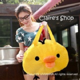 小資女/黃色小雞/ 大號背包/書包/旅行包/購物袋/禮物 運費80元