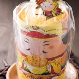 『有神快BUY』五路財神存錢桶-黃金米果抹茶味 特價:$88 『有神快BUY』五路財神存錢桶-黃金米果抹茶味 特價:$88