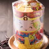 『有神快BUY』五路財神存錢桶-黃金米果海苔味 特價：$88