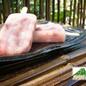 天然草莓冰棒