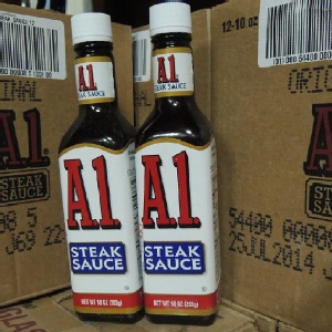 美國進口 A1 STEAK SAUCE 牛排沙司牛排醬調味醬沾醬佐醬醃肉醬現貨好市多 costco