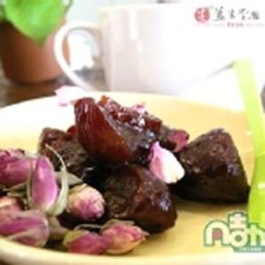 【凡吉力。益生堂蜜餞】 仙棗梅 ～ 益生堂獨家搭配吃法 3朵玫瑰 + 6顆仙棗梅【附玫瑰花朵包乙包