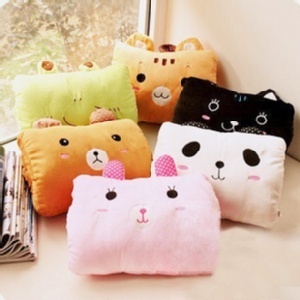 韓版可愛卡通多功能暖手抱枕