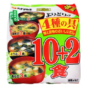 日本信州綜合味噌湯(10+2包)
