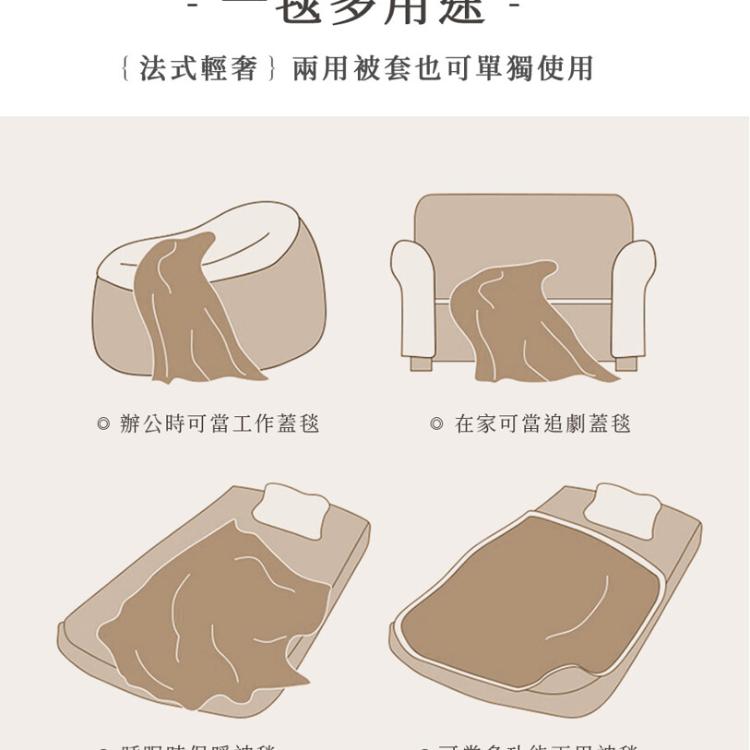 輕奢歐風 抗靜電牛奶絨 雙人床包被套四件套【任選】即瞬保暖