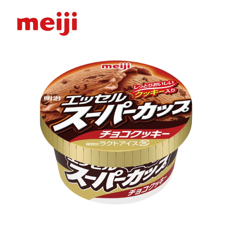 【明治】超級杯冰淇淋(巧克餅乾)