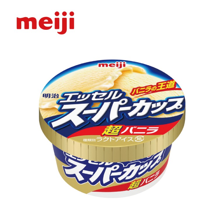 【明治】超級杯冰淇淋(香草風味)