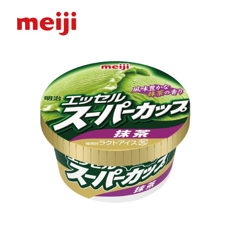 【明治】超級杯冰淇淋(抹茶)