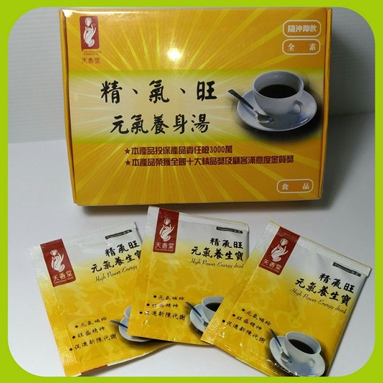 天香堂養生產品 (四福,牛樟芝,精氣旺 任選三盒) 特惠價