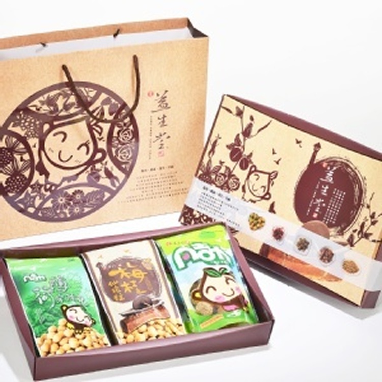 【益生堂。凡吉力蜜餞】益生堂招牌套組禮盒 (6包裝)