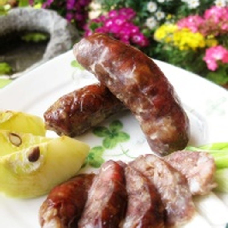 【凡吉力。益生堂藥局】微甜藥膳香腸 一斤 (免貨到付款運費)