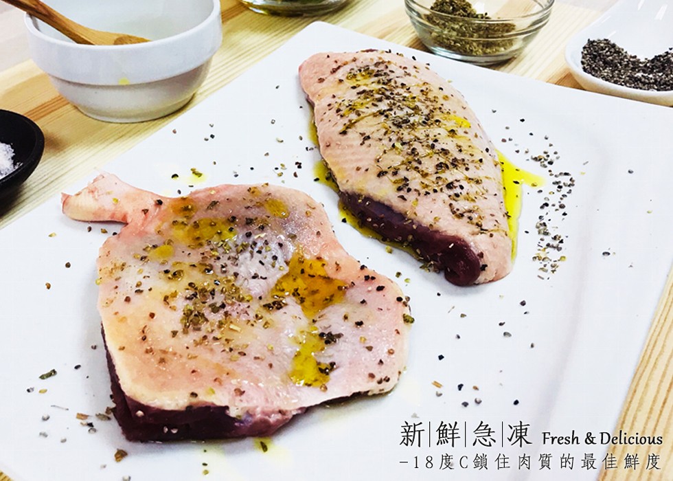 新鮮急凍Fresh & Delicious,18度C鎖住肉質的最佳鮮度。