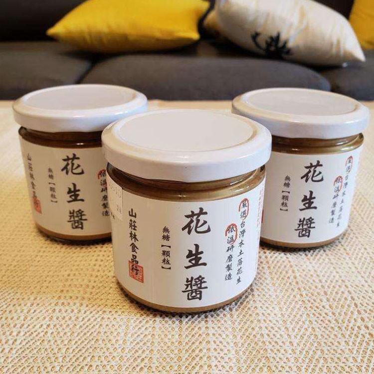 花生醬,糖【顆),花生醬,無糖 【顆粒】,0 在,山莊林食品,花生醬,【】本》。