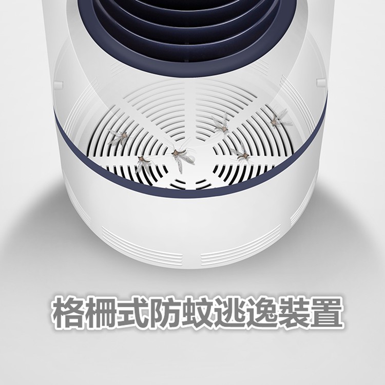 格柵式防蚊逃逸装置。