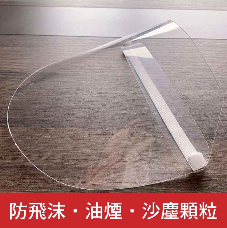 防飛沫,油煙,沙塵顆粒。