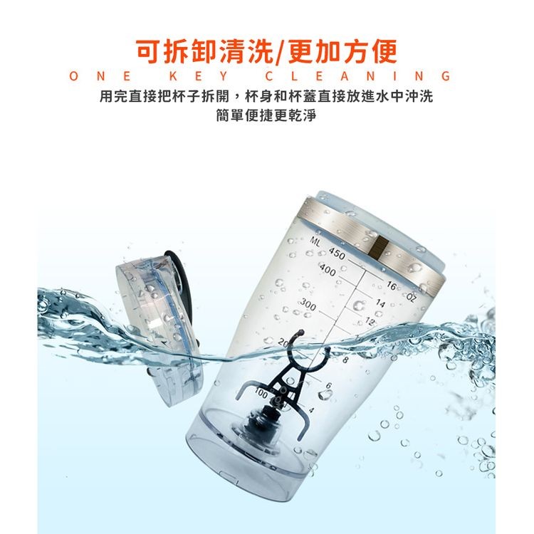 簡單便捷更乾淨，可拆卸清洗/更加方便，用完直接把杯子拆開,杯身和杯蓋直接放進水中沖洗。