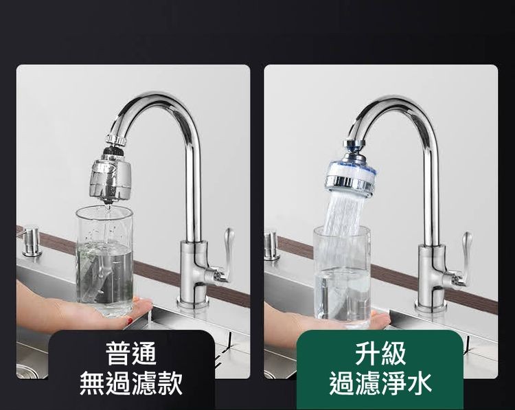 無過濾款，過濾淨水。