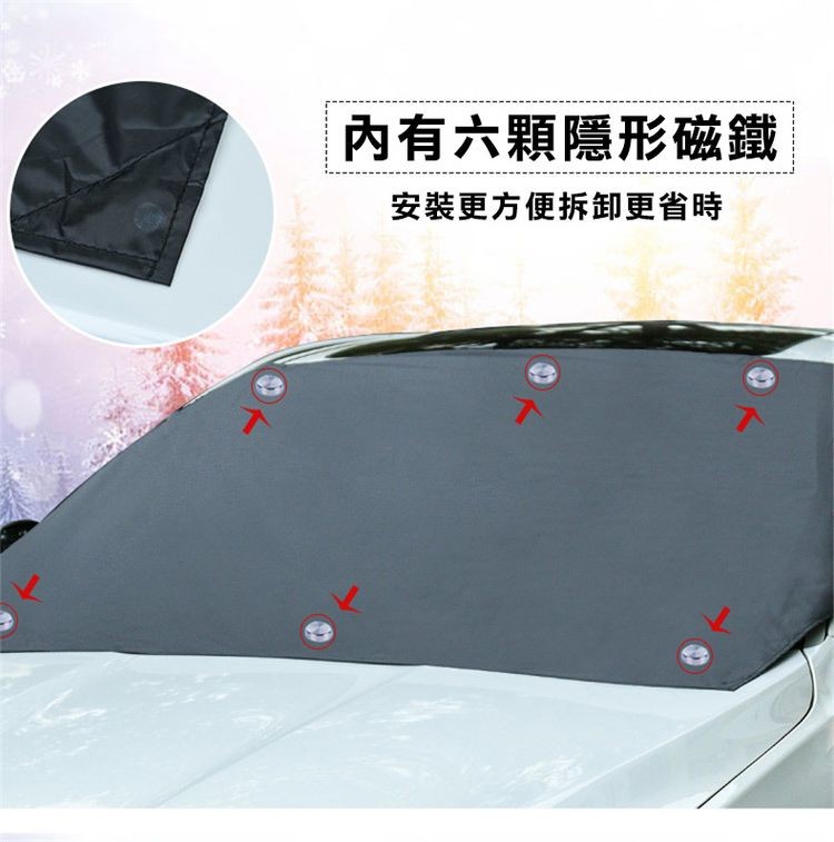 內有六顆隱形磁鐵，安裝更方便拆卸更省時。