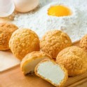 【給力食品】法式冰心泡芙-牛奶(蛋奶素)
