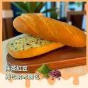 【分享烘焙】維也納冰麵包-抹茶紅豆(蛋奶素)