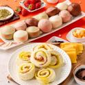 [滿額禮] 單筆訂單金額滿2800元，送繽紛鮮奶小饅頭(8入)1包+碎培根芝士卷(6入)