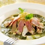 ＊好煮藝＊松子青醬煙燻培根 (300g± 5%/包)(不含麵)