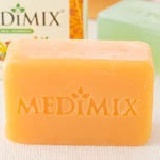 ＊杜拜飯店指定香皂＊印度MEDIMIX香皂～檀香滋潤香皂 (橘色)外銷等級品質最優