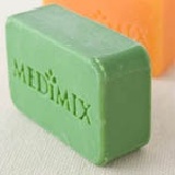 ＊杜拜飯店指定香皂＊印度MEDIMIX香皂～草本美膚香皂 (深綠色)～外銷等級品質最優