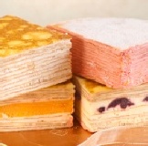 幸福綜合千層蛋糕(蕾雅起士+芒果奶凍+牛奶+草莓卡士達) （新品）B12-1026 特價：$439