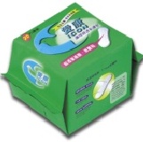 愛康天然環保抗菌衛生棉 - 護墊 （綠）：15.5cm/20片