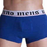 men' s uno Basic《羅馬系列》抗菌透氣新科技BODYTECH【藍色中四角褲】 特價：$199