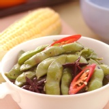 蒜味毛豆 200g*1包 特價：$48