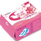 愛康天然環保抗菌衛生棉 - 夜用 夜用（紅）：29cm/7片 特價：$35