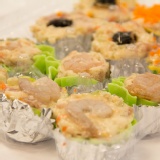 ＊真才實料＊ ─ 綜合燒賣(蟹黃、蝦仁、香菇) 300g±30g/份(12粒)