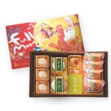 【豐興餅舖】中秋豐祿禮盒(12入) 小月餅3入+綠豆椪2入+蛋黃酥3入+廣式月餅4入共12入，共560公克/盒