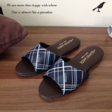 經典系列 - 靜音抗滑室內拖鞋 - 格趣-藍 特價:$85 經典系列 - 靜音抗滑室內拖鞋 - 格趣-藍 特價:$85