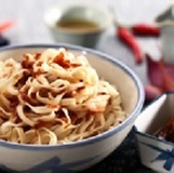 【傳統味關廟麵】【油蔥乾麵】 特價：$20