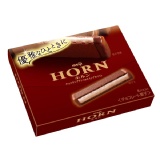 明治Horn巧克力餅乾-白巧克力內餡 10盒入