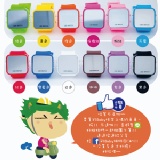 LED 時尚鏡面糖果手錶(白色)