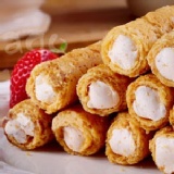 【華菓堂】圈圈捲(牛軋糖蛋捲)-草莓