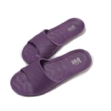 ifun日式方格紋室內拖鞋(紫色)