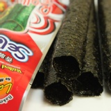 【喜樂口】香脆烤海苔捲--辣味 特價：$84