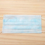 【AiaFresh】素色平面三層式不織布口罩(藍) 特價：$20